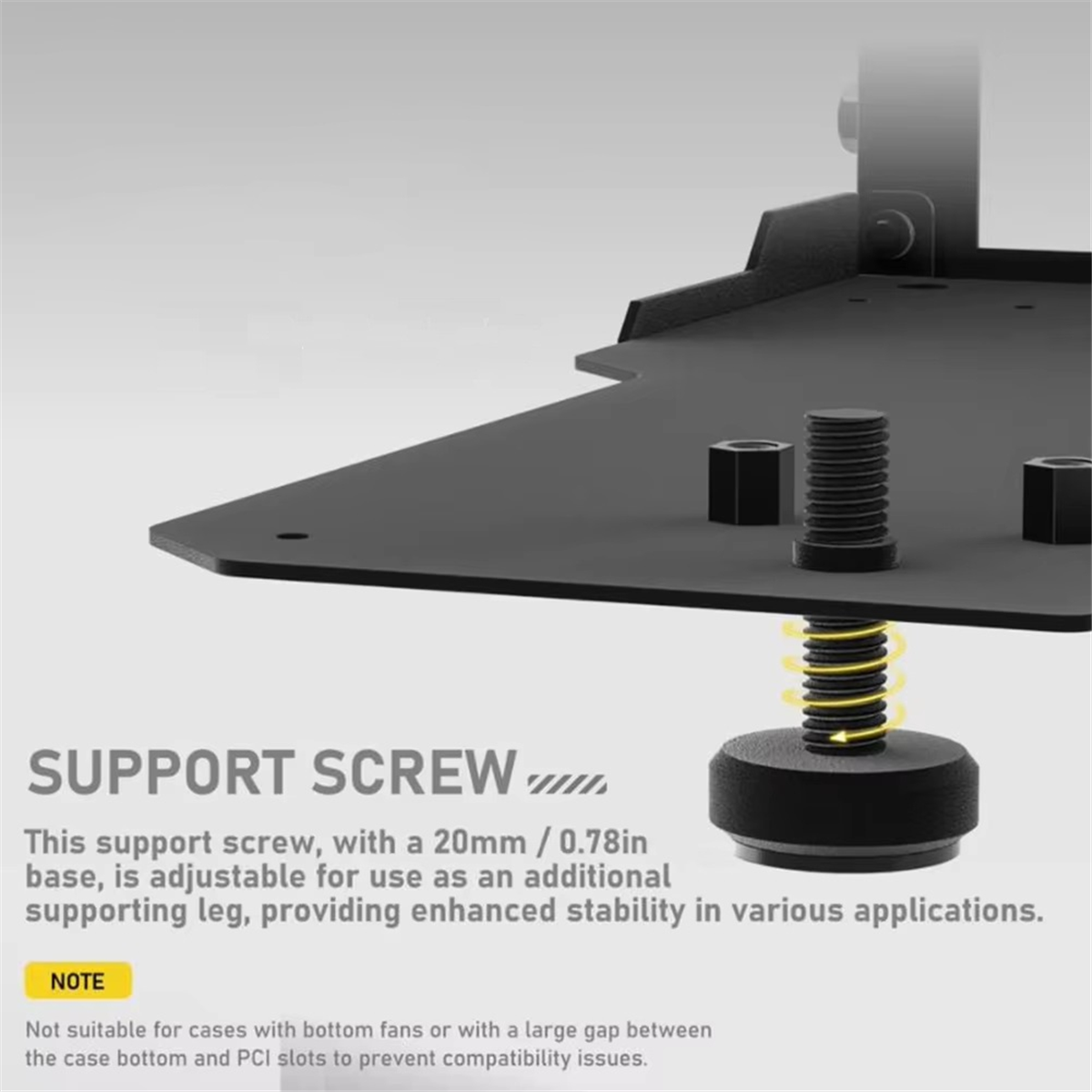 Pcie 4.0 X16 Riser Cable 90 Degree - L77A Vertical GPU Mounting Bracket with
