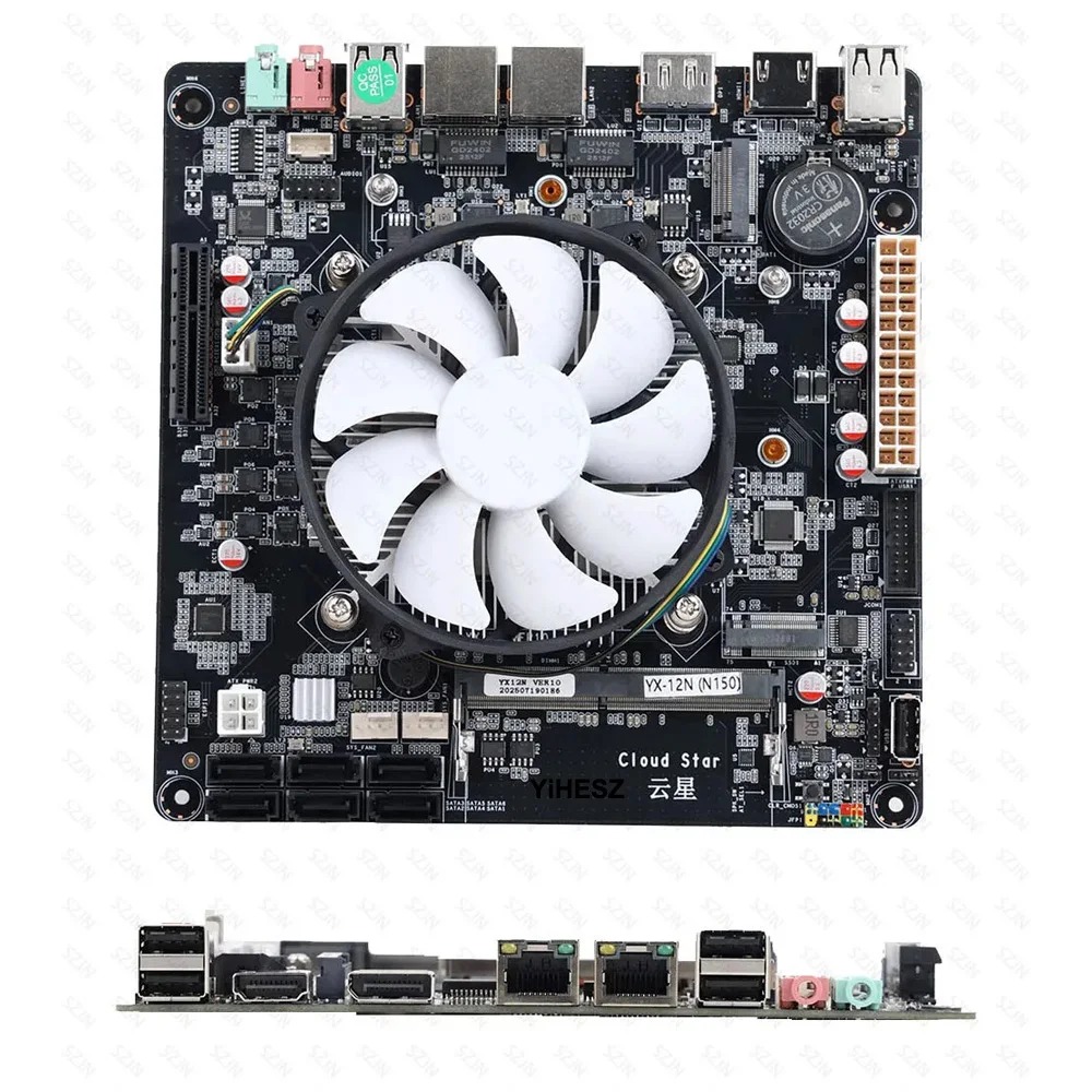 6-Bays N100/N150 NAS Motherboa - огляд і ціна Nas Motherboard N100 6 Sata