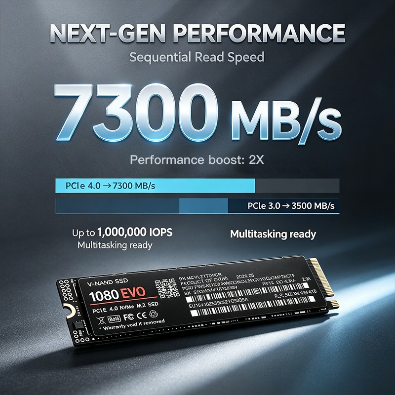 2026 NEW 1080 EVO M.2 NVMe PCI - огляд і ціна M.2 Nvme 4Tb Pcie 4.0 Ssd
