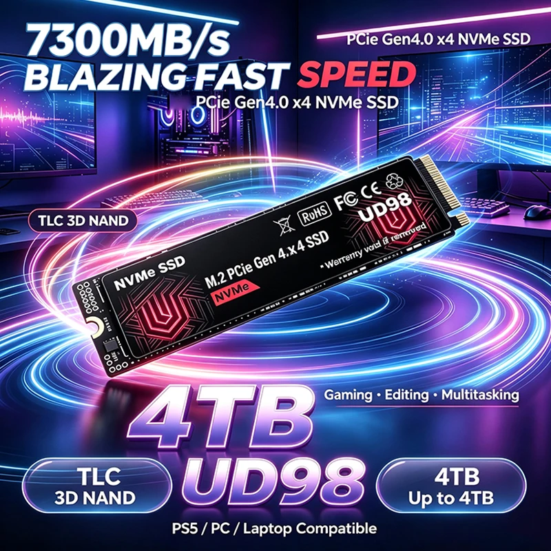 2026 New Original UD98 M.2 NVM - огляд і ціна M.2 Nvme 4Tb Pcie 4.0 Ssd
