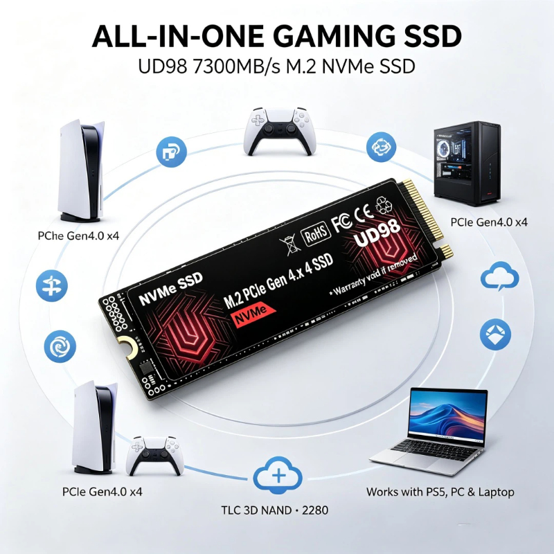 2026 New Original UD98 M.2 NVM - огляд і ціна M.2 Nvme 4Tb Pcie 4.0 Ssd