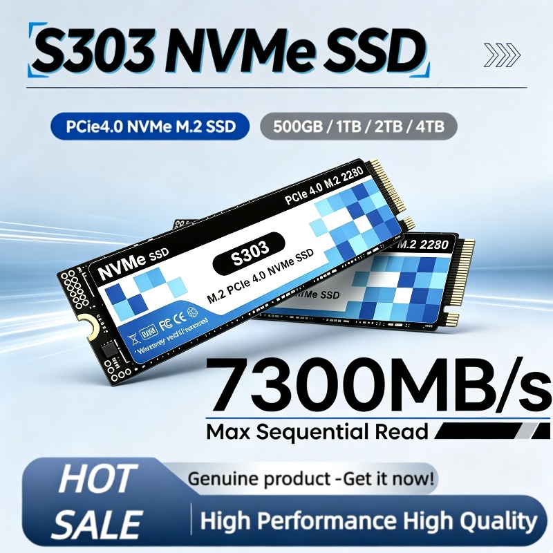 S303 4TB SSD NVMe M.2 PCIe 4.0 - огляд і ціна M.2 Nvme 4Tb Pcie 4.0 Ssd