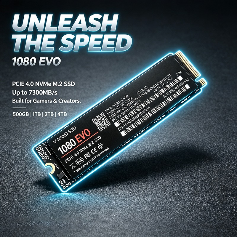 1080 EVO M.2 NVMe PCIe 4.0 Int - огляд і ціна M.2 Nvme 4Tb Pcie 4.0 Ssd